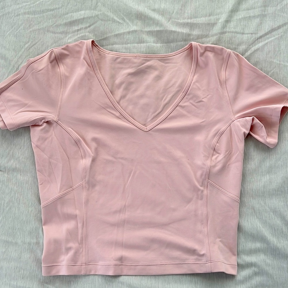 lululemon athletica Pink Short Sleeve Tee